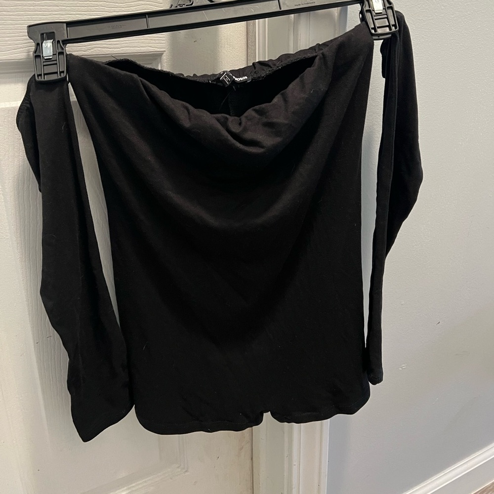 Romper shorts with long sleeve